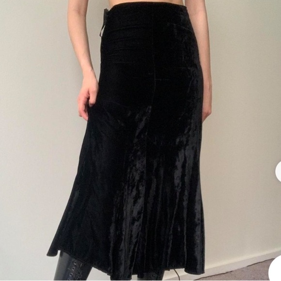 Anna Sui Dresses & Skirts - Anna Sui Vintage Velvet Skirt